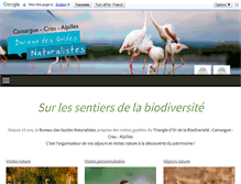 Tablet Screenshot of guide-nature.fr